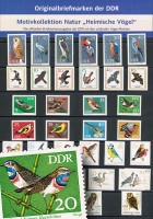DDR - Motivkollektion Heimische Vögel **