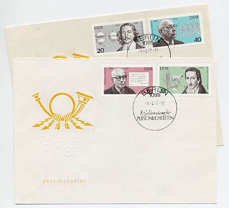 DDR FDC MiNr. 2199/2202 Bed. Persönlichkeiten (IV)