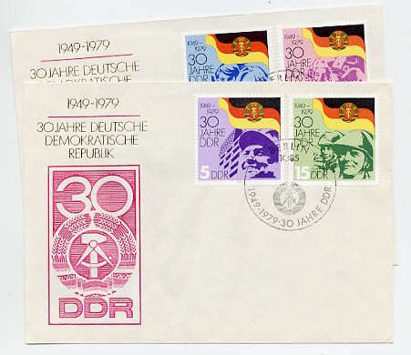 DDR FDC MiNr. 2458/61 30 J. DDR