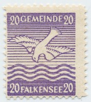 Dt. Lokalausgabe - Falkensee (n.a.) MiNr. 5 FII ** (violett statt blau))
