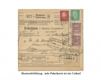 Dt. Reich Auslands-Paketkarte