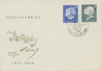 DDR FDC MiNr. 857/60 150 Gbtg. Franz Liszt