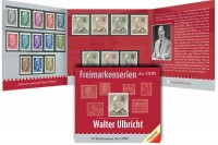 Philatelie-kompakt: Walter Ulbricht Freimarkenserien der DDR