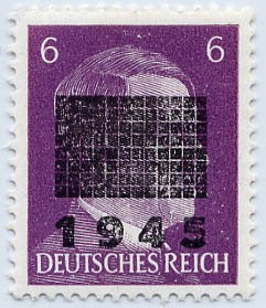 Dt. Lokalausgabe - Netzschkau-Reichenbach MiNr. 5 b I ** (DR 785 b-Aufdr. Typ I)