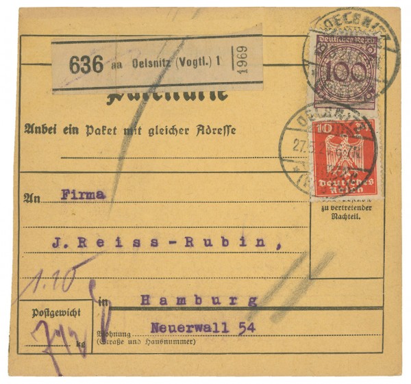 Dt. Reich Weimarer Rep. 1923