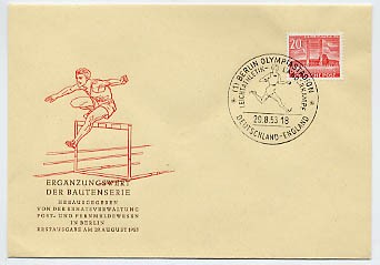 Berlin FDC Mi-Nr. 113 Freimarke Berliner Bauten II (20 Pf.)