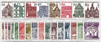 Berlin MiNr. 242/49 + 270/85 ** FM: Deutsche Bauwerke I + II