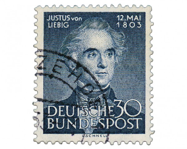 BRD MiNr. 166 o 150. Geb. Justus von Liebig