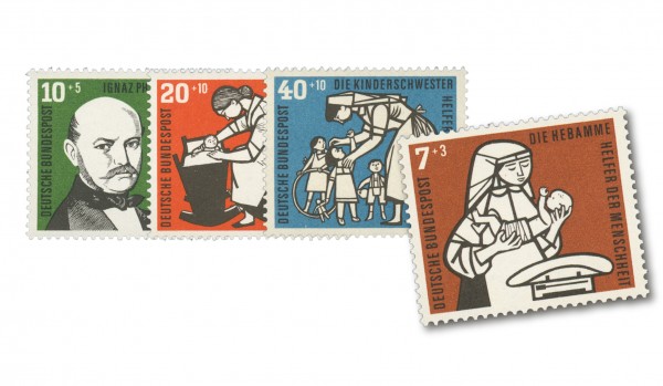 BRD MiNr. 243/46 ** Wohlfahrt 1956 - Kinderpflege