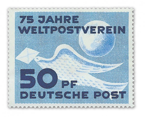 DDR MiNr. 242 ** 75 Jahre Weltpostverein