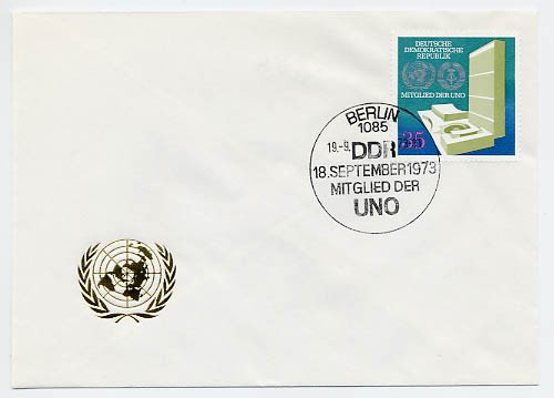 DDR FDC MiNr. 1883 DDR - Mitglied d. UNO