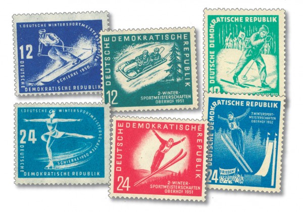 3 x Wintersportmeisterschaften 1950-1952