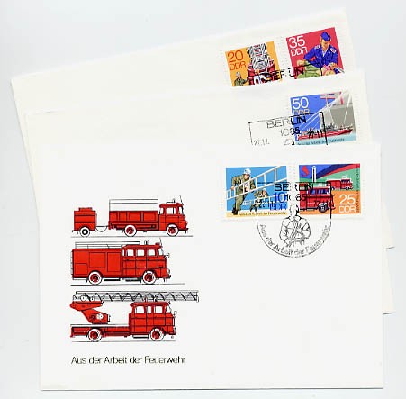 DDR FDC MiNr. 2276/80 Feuerwehr