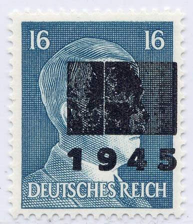 Dt. Lokalausgabe - Netzschkau-Reichenbach MiNr. 10IIa **(DR 790 - Aufdr. Typ IIa)