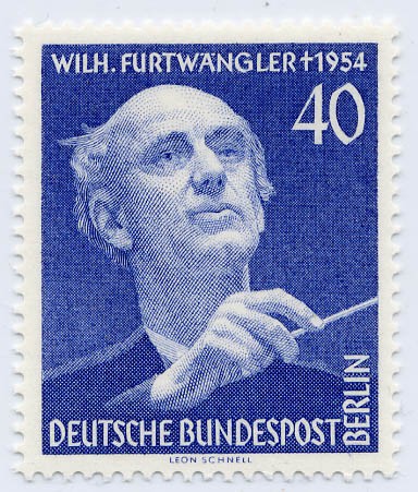 Berlin MiNr. 128 ** 1. Todestag W. Furtwängler