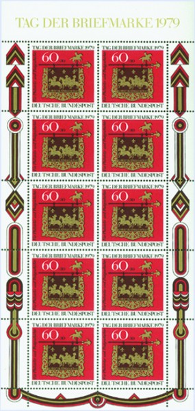 BRD Klbg. MiNr. 1023 ** Tag der Briefmarke 1979